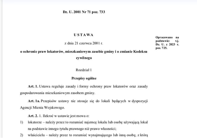 Ustawy o ochronie praw lokatorów - Twoje prawa i obowiązki najemcy