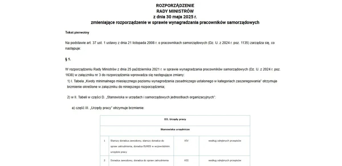 Ustawa o wynagradzaniu pracownikach samorządowych - kluczowe przepisy i zmiany