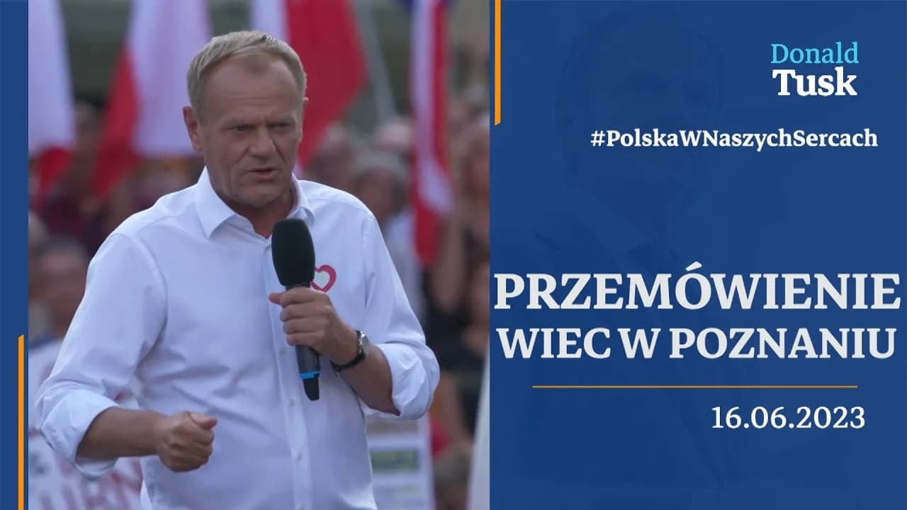 Donald Tusk w Poznaniu - kiedy i co się działo na spotkaniu?